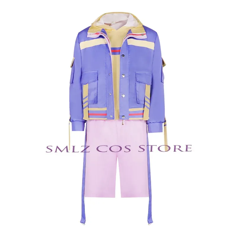 

2025 11 Li tianchen Косплей Аниме Link Click Custumes Мужское пальто Толстовки Парик Комплект Униформа Хэллоуин Вечеринка Игровой наряд для мужчин и женщин