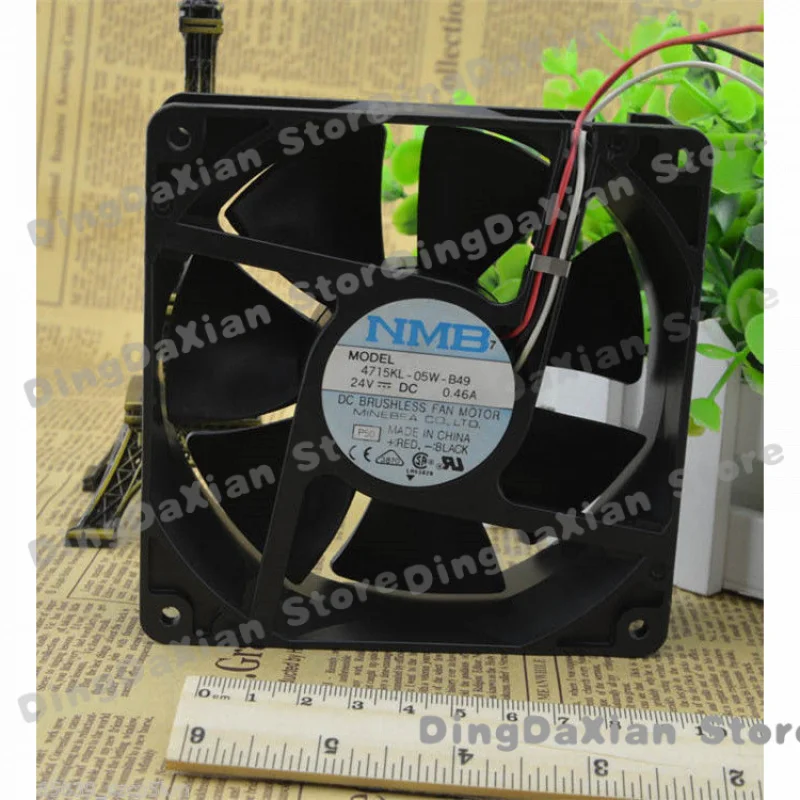 

Вентилятор охлаждения корпуса D для FANUC A90L-0001-0509 DC24V (NMB 4715KL-05W-B49) 120*120*38 мм