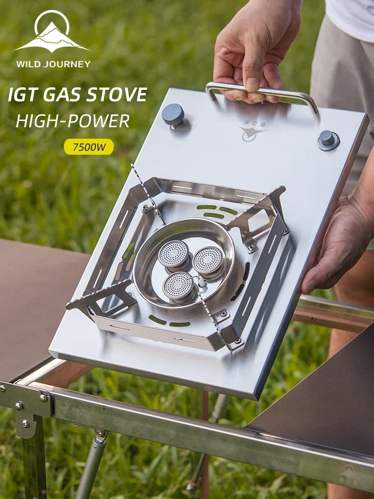 

IGT Slammer Folding Gas Barbecue Grill BBQ Home Outdoor Vacation Travel Camping Stainless Steel Kitchenware Stove