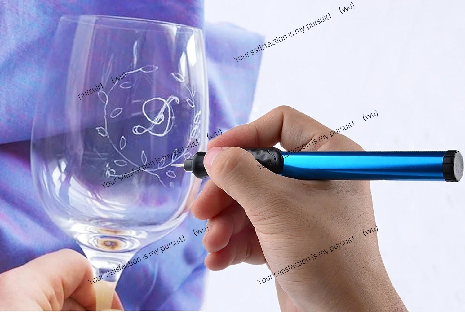 Electric Engraver Pen Engraving Tool for DIY Jewelry Metallic Glass - Cordless Precision Engraver with Diamond Tip