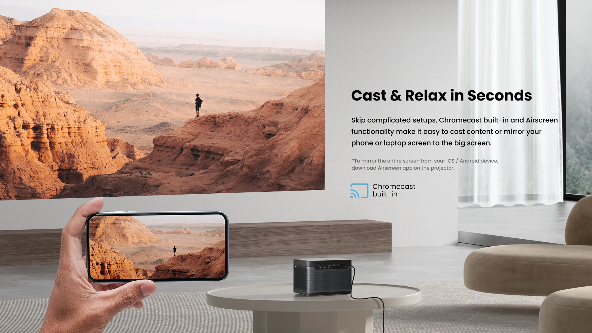 Everycom Dangbei Mars Pro المسرح المنزلي ليزر جهاز عرض ذكي MEMC تلفزيون ليزر GTV DLP جهاز عرض ليزر ثلاثي الأبعاد 4k Dangbei Mars Pro