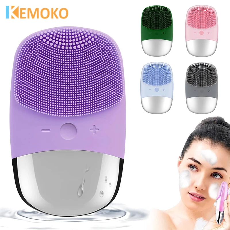 

Electric Facial Cleansing Brush Massage Washing Cleansing Machine Waterproof Removal Pore Blackhead Exfoliator Face Scrubber