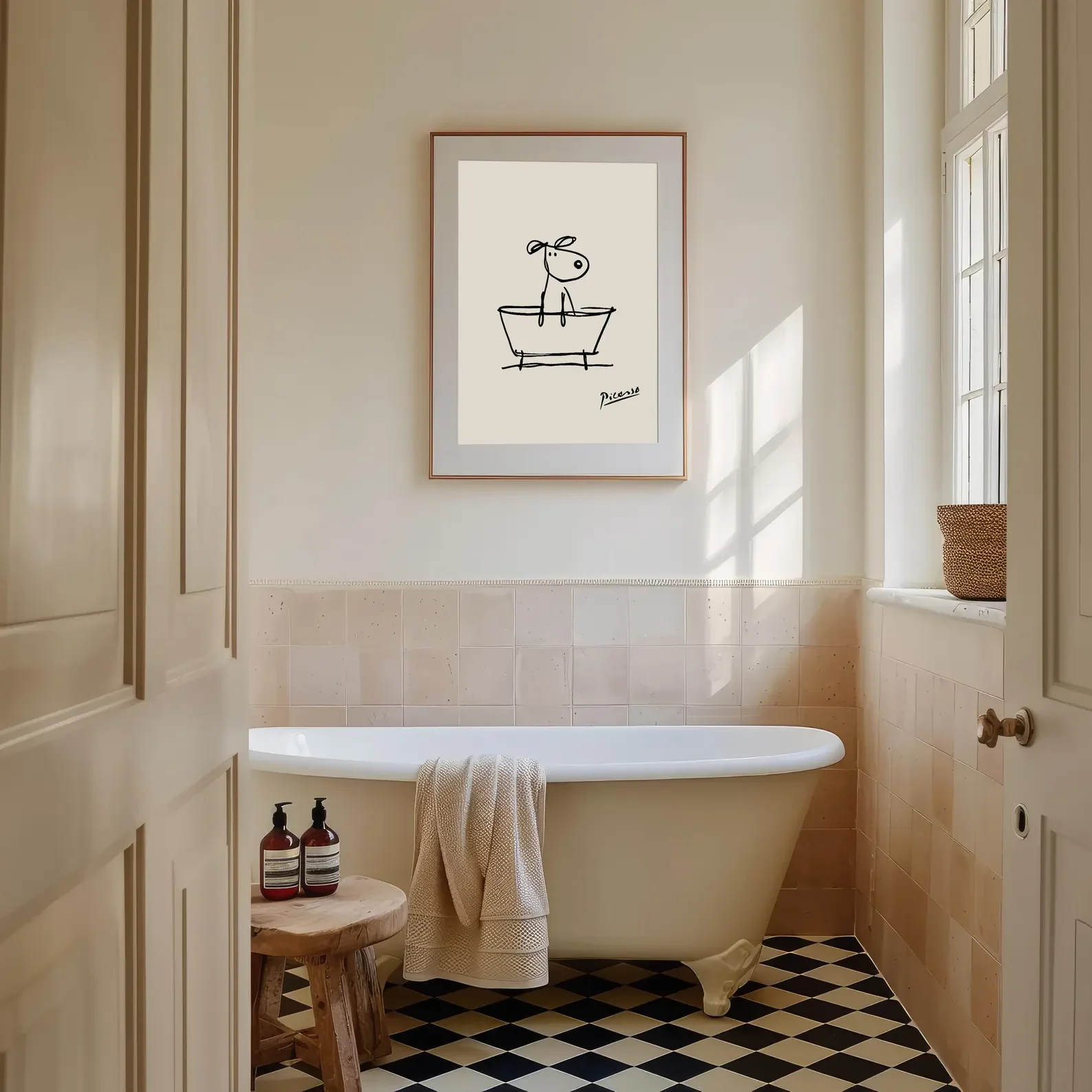 Impressão de arte de parede co - Home Bathroom Pictures avaliação e preço