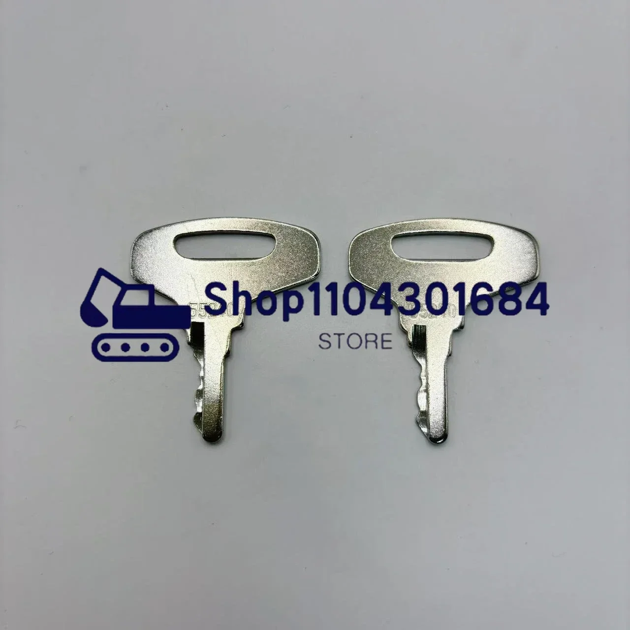 2 Pcs 55240 Key for Kubota Thomas Broce Gehl Kalmar Komatsu Tractor Skid Steer Loader Cub Cadet Sweeper Electric Lift ELI80-0104