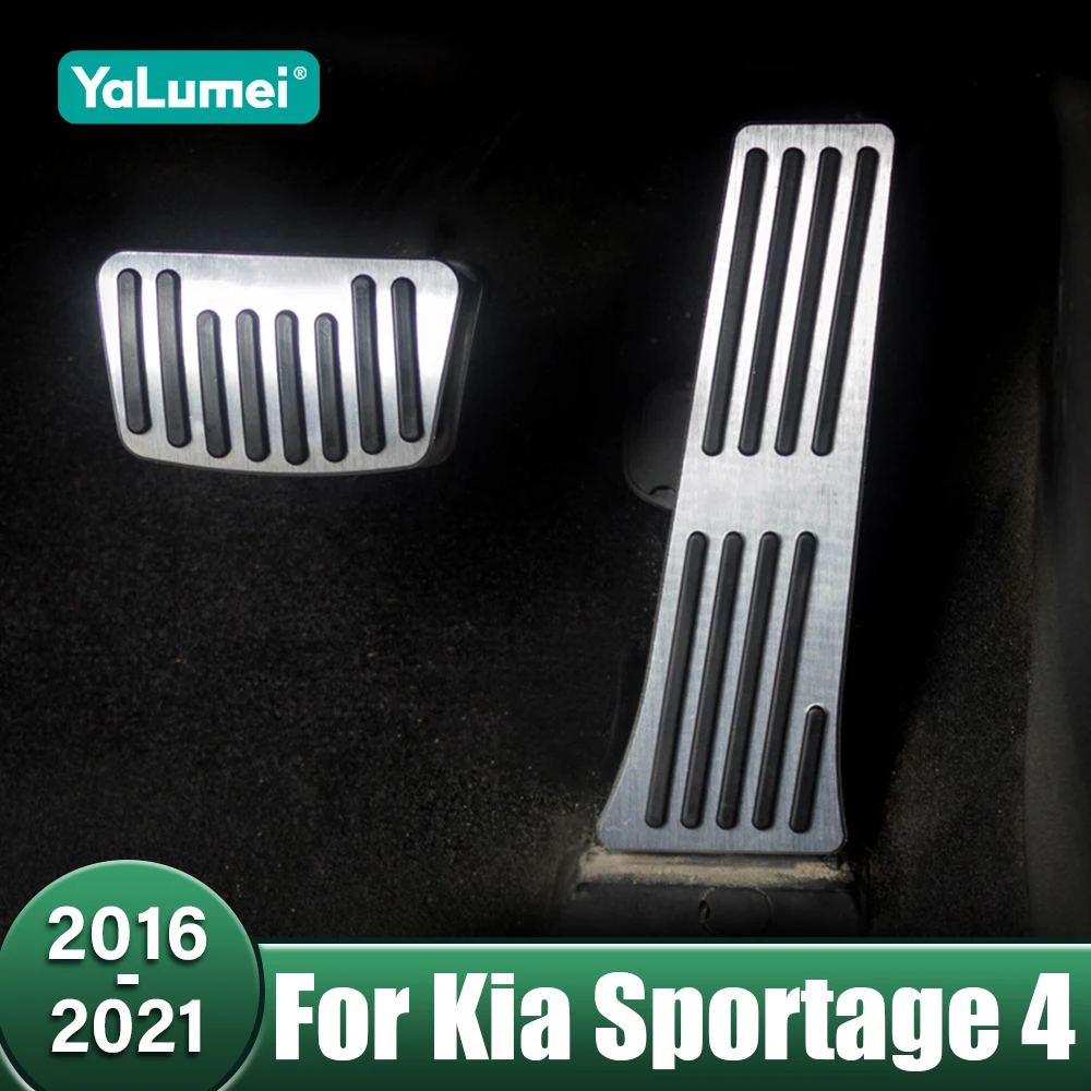 

Car Accelerator Pedal Brake Pedals Cover Non-slip Pad Protective Accessories For Kia Sportage 4 2016 2017 2018 2019 2020 2021