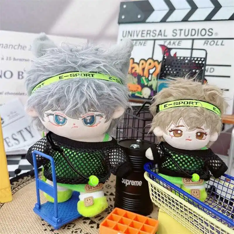 10/20cm 5Pcs Green Tennis Boy Suit New Doll Clothes Kawaii DIY Dress Up Idol Doll Clothes for Girls Fans Kids Collection Gifts