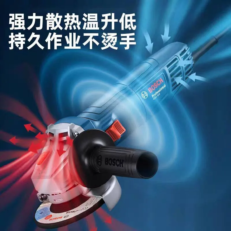 Bosch GWS900 Electric Angle Grinder/Polisher – High-Power Multi-Function Cutting, Grinding & Polishing Machine (100mm / 125mm) 5