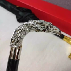 Italian Umbrella Silver Eagle Umbrella Sunscreen Men's Long Handle Automatic Gentleman Umbrellas Luxury Design Katana Umbrella