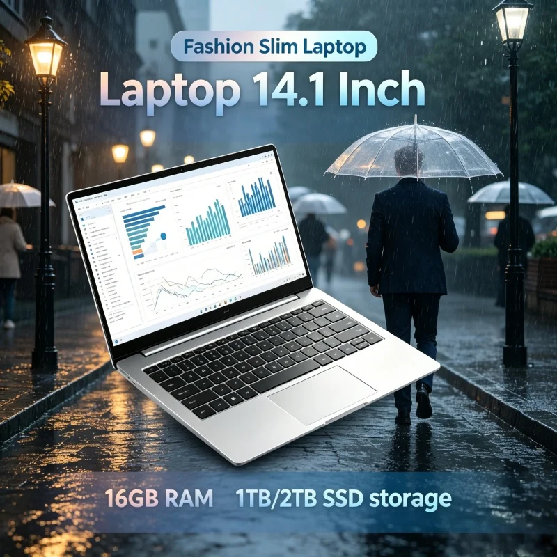 

14.1 Inch Portable Gaming Laptop LENO Brand Intel I9-9880H 32GB RAM 2TB Large Capacity SSD Win11 Notebook For Game & Daily Use
