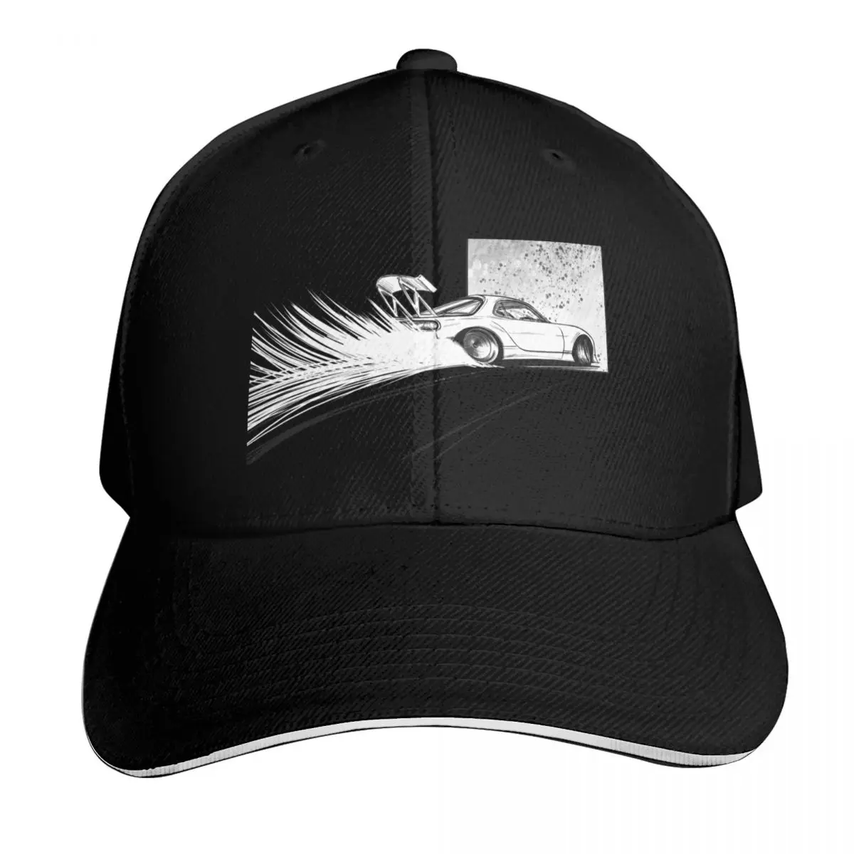 Drift RX7 Baseball Cap Vintage Retro Embroidered Lightweight Packable Gift for Him Her