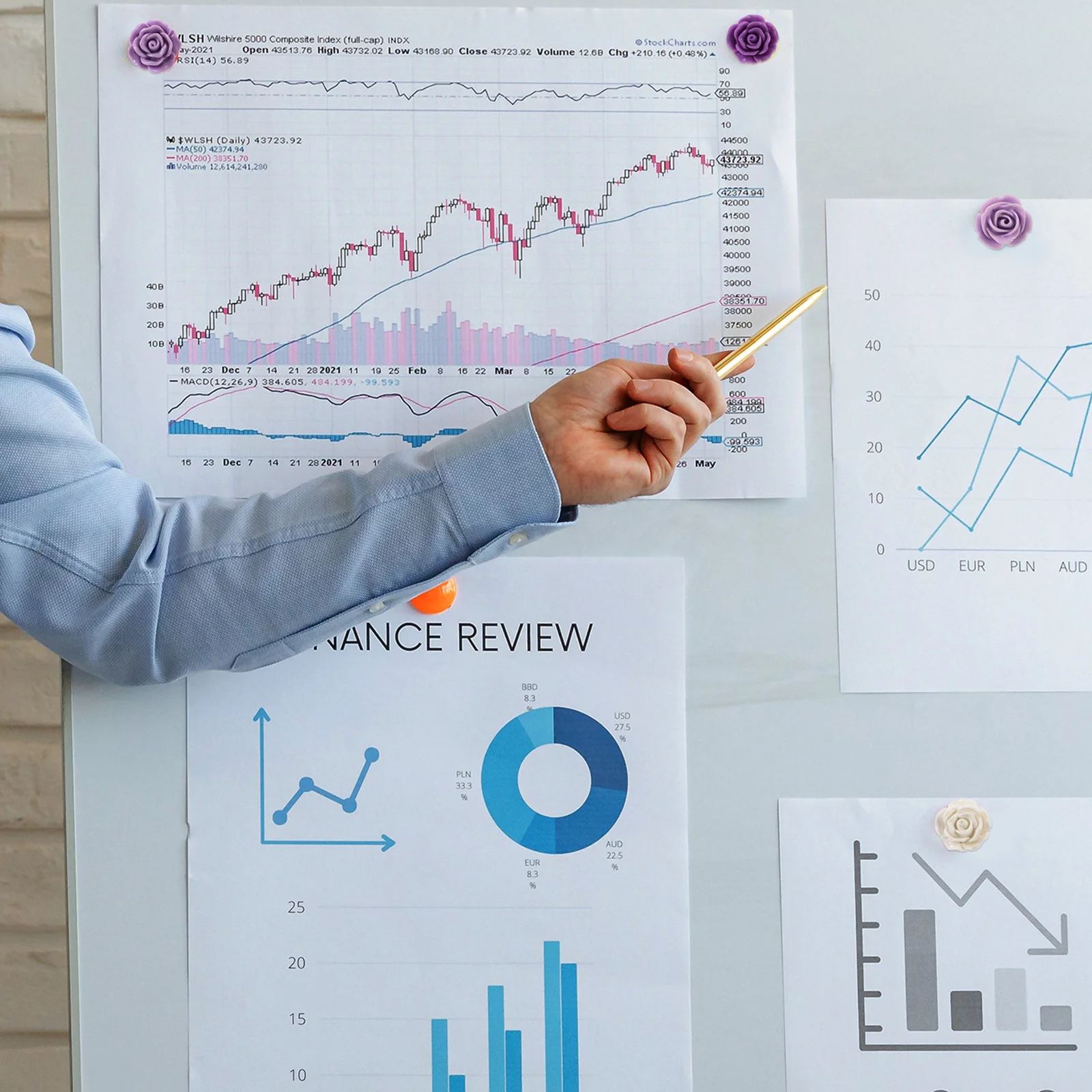 

40Pcs Rose Shaped Pushpins Delicate Thumbtacks Multi Function Compact Desk Accessories Home Office Map Supplies