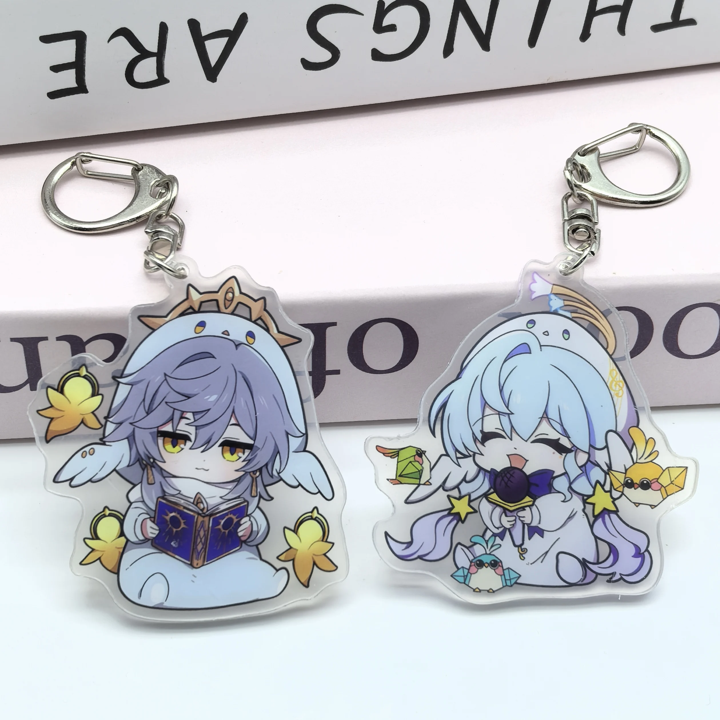Honkai: Star Rail Sunday Blade Imbibitor Lunae Funny Gaming Keychain For Boys And Girls Backpack Accessory Unique Keyring Gift