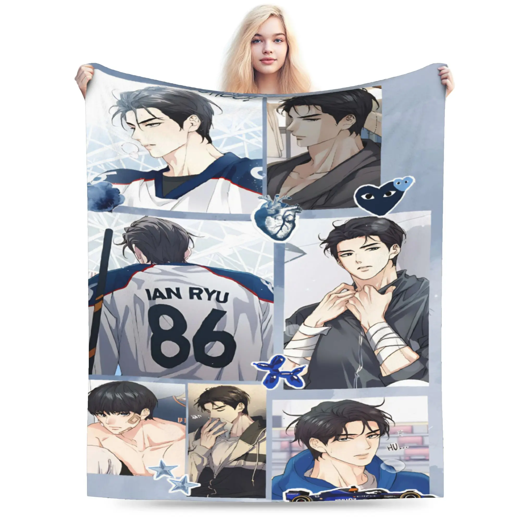 Super Soft Melting Point BL Throw Blanket Premium Fleece Flannel Lightweight  Bed Blanket Warm Plush Blankets All Season Use