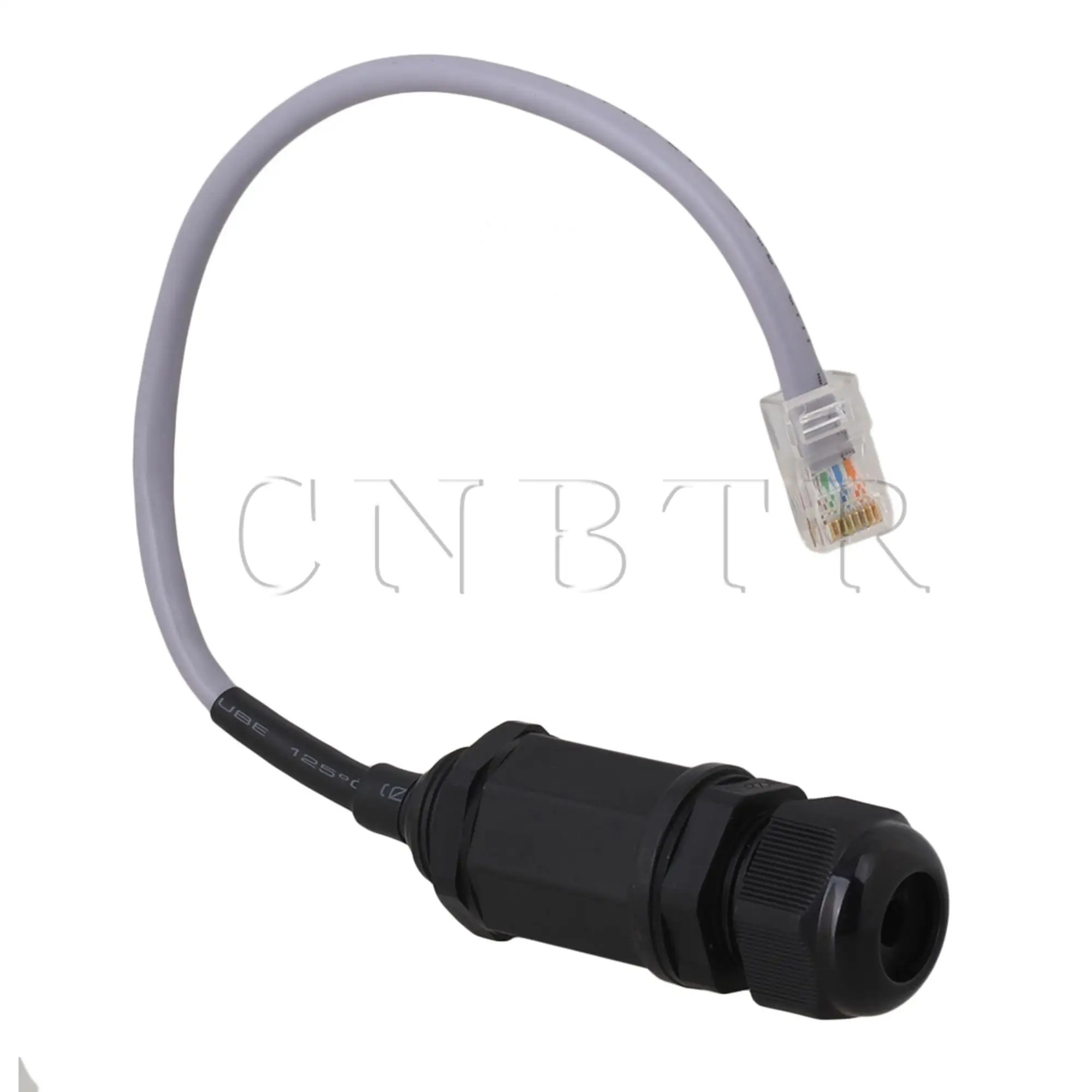 CNBTR 5 Pieces M20 Ethernet RJ45 Ethernet Connector Twisted-Pair Cable