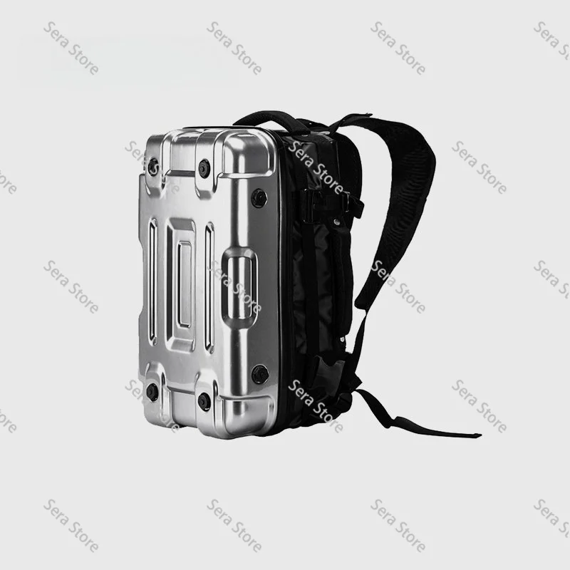 Fashion Backpack Men's Travel Computer Backpack Trend Ins Lightweight Large Capacity Fitness Cycling Locomotive Backpack