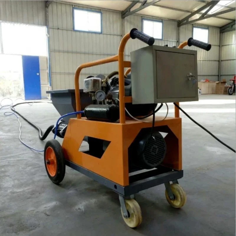 Chinese 220v Motor Automatic Sand Mortar Spraying Pump Machine/Wall Cement Plaster Machine/Mortar Spray Machines