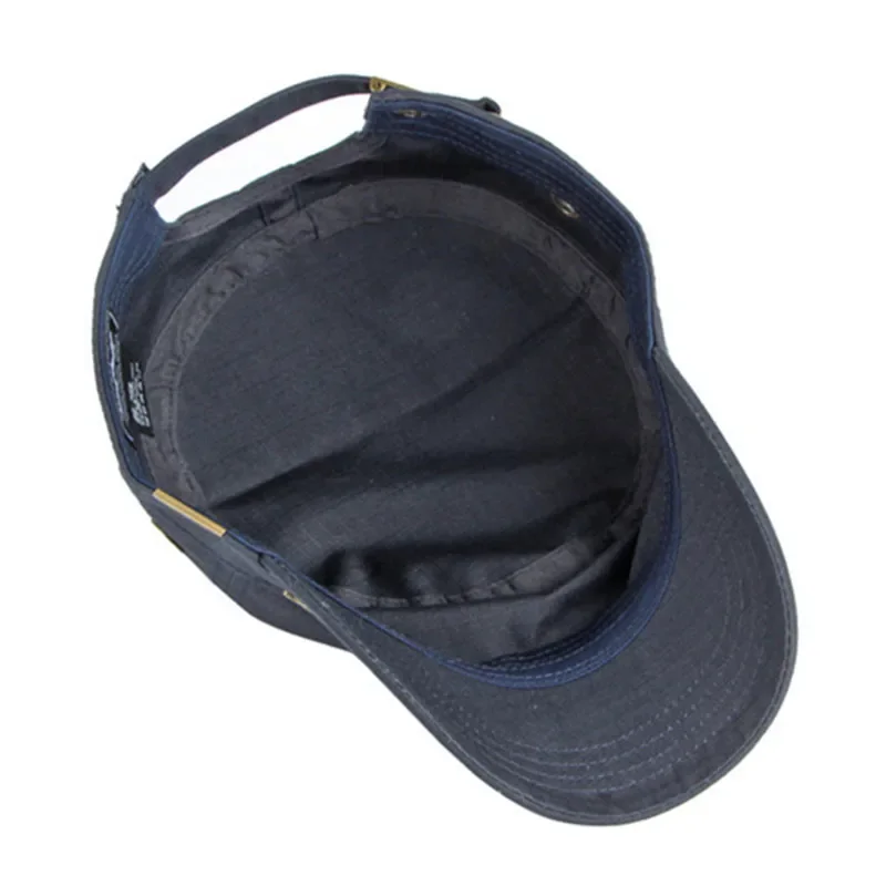 Men's Flat Cap Navy Military Hats gorras 2024 New Fashion Brands Caps For Men Sports Caps Bone Masculino Snapback Hat