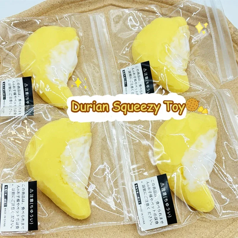 

Creative Durian Squeezy Toy Food Enjoy Simulation Food Anti Stress Silicone Pinch TPR Soft Decompression Stress Reliever Toys