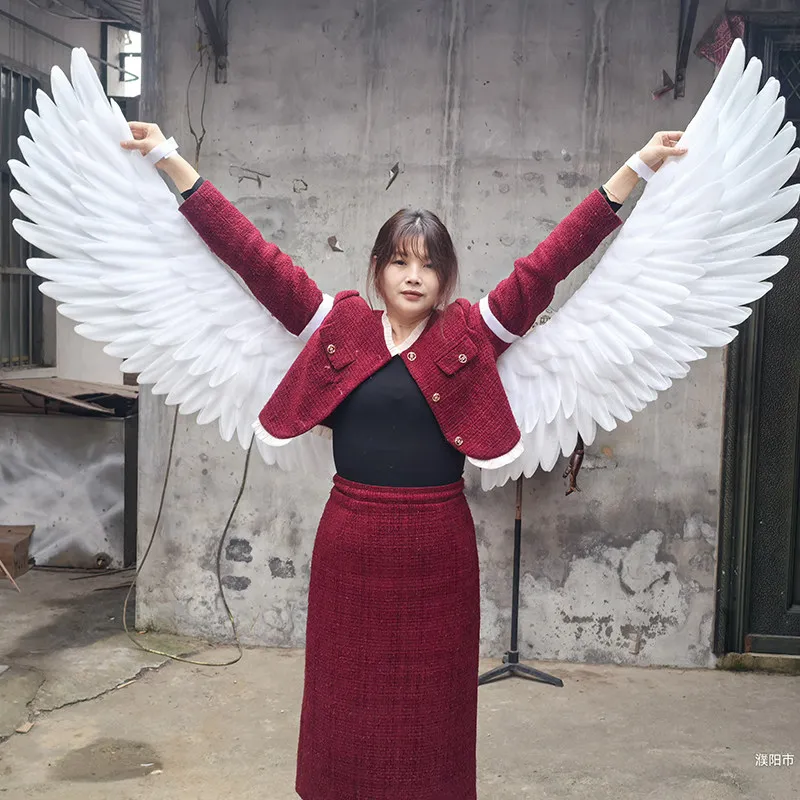 EVA Foam Angel Wings Soft Body Dance Props for Halloween Birthday Party Internet Celebrity Video Photo Props Model Show