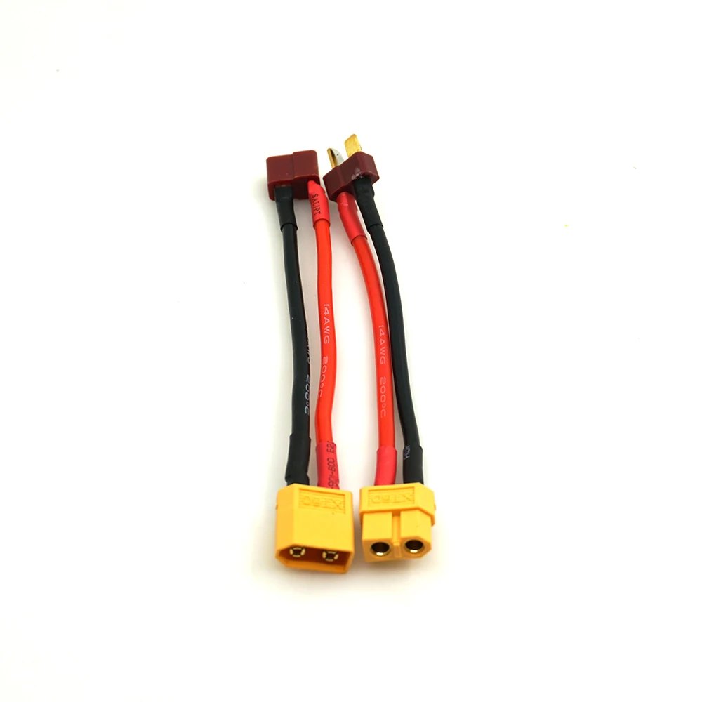 AXSPEED XT60 TRX T Plug Cable Fêmea para Macho Adaptador Conectores para RC Lipo Bateria Carregador DIY Acessórios