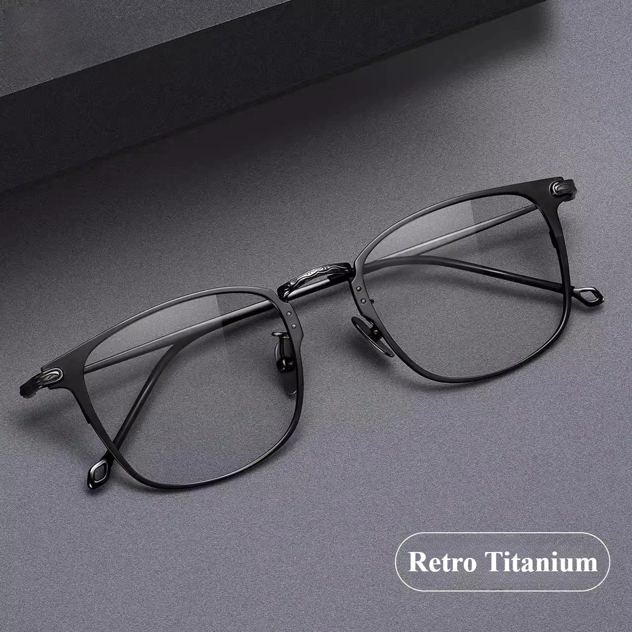 

2025 Ultra-Light Pure Titanium Eyeglass Frames - Anti-Blue Light Glasses