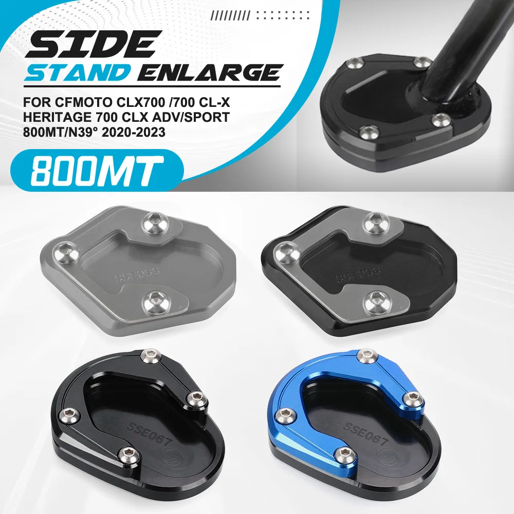 

FOR CFMOTO CLX700 700 CL-X Heritage 700 CLX Adv/Sport 800MT/N39° 2020-2023 Motorcycle Kickstand Sidestand Extension Enlarger