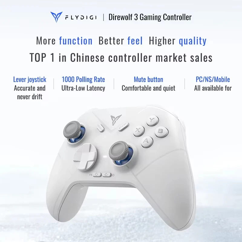 Flydigi Direwolf 3 Gamepad Wireless Bluetooth switch2 pc Game Handle for xbox steam NS PC TV iOS Android Gaming Controller