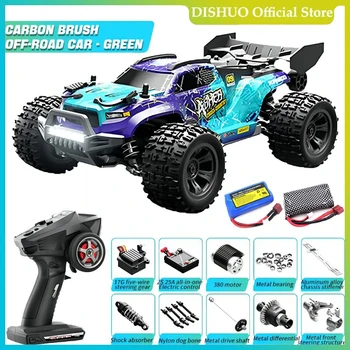 SCY 18101 1:18 40KM/H 4WD RC Car with LED Remote Control Cars High Speed ​​Drift Monster Truck for Kids Vs Wltoys 144001 Toys