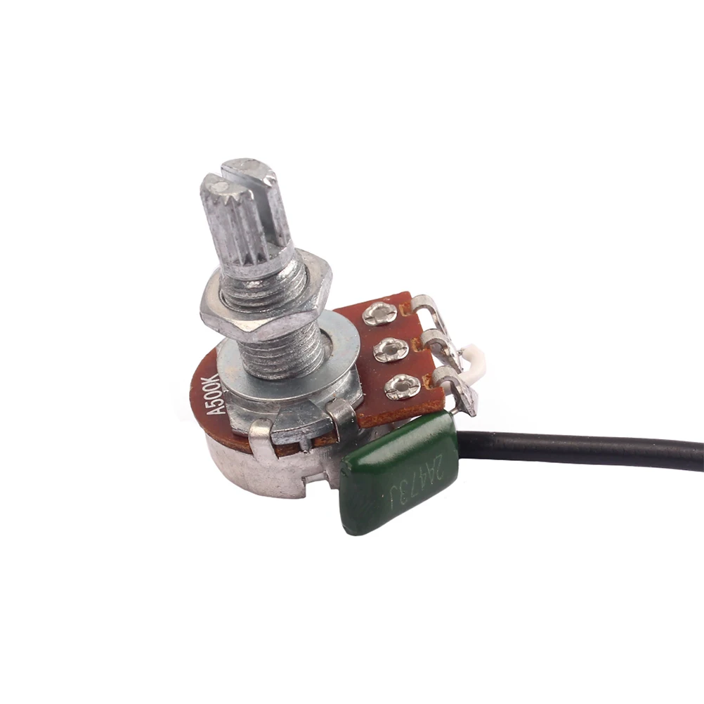 

3pcs A250K B50OK Potentiometer Splined Pot Electric Guitar Bass Effect Amp Tone Volume Shaft Parts 1V1T GU232