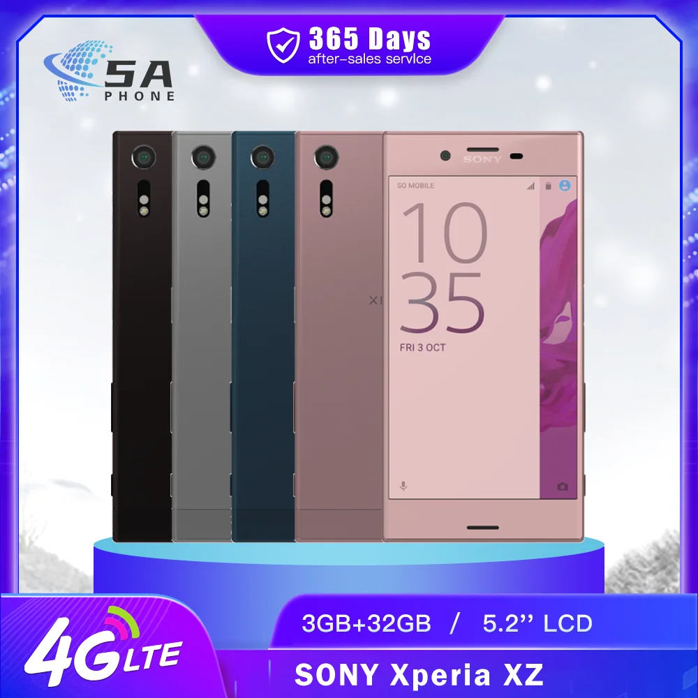 Original Sony Xperia XZ F8331 F8332 SO-01J 4G Mobile Phone 5.2