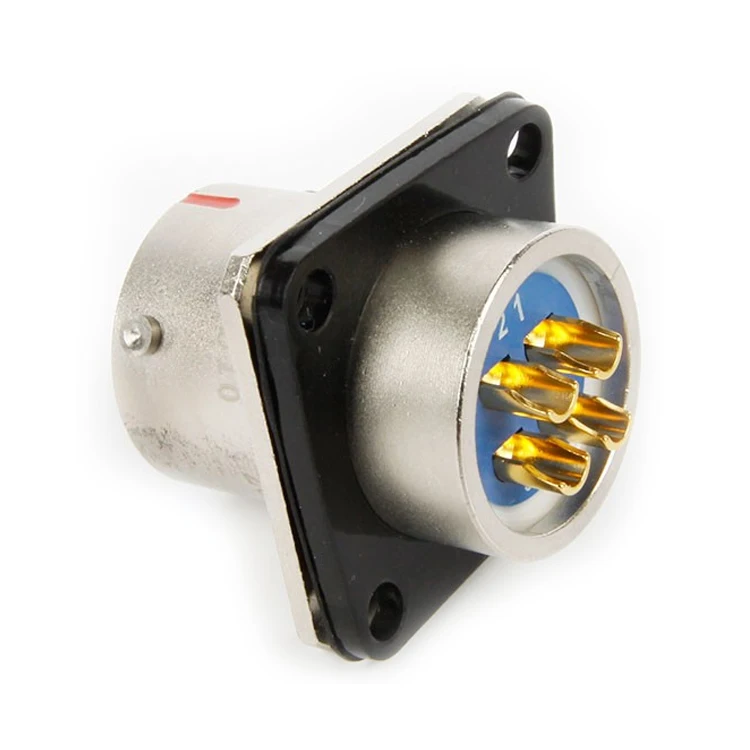 Y50DX-1204ZJ10 4 Pins square Electric Amphenol Connectors