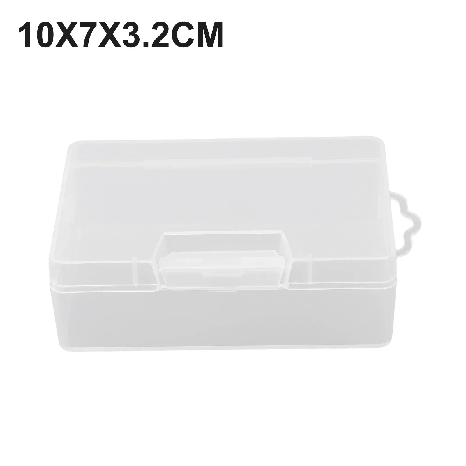 1*Storage Box Transparent Plastic Storage Jewelry Box Storage Box Case Hard Transparent Plastic Jewelry Tool Box