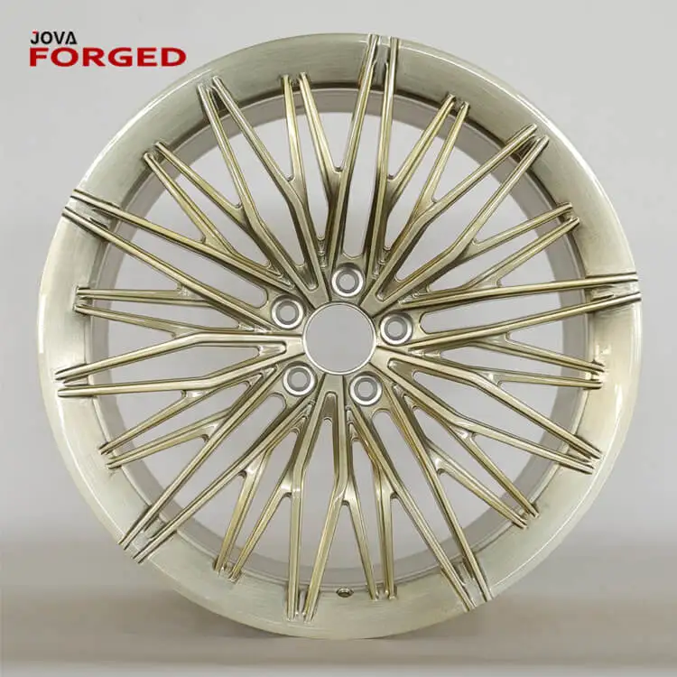 Brushed Frozen Glod Car Wheels 5/112 Custom Alloy Wheels R20 For Grand Cherokee 2020 R20