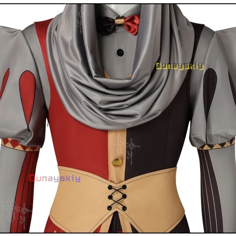 Horror Game Kingdom of Marionettes Character Jestyn Cosplay Suit Vintage Jester Outfit Complete Set For Cos Masquerade Party cos - view 4