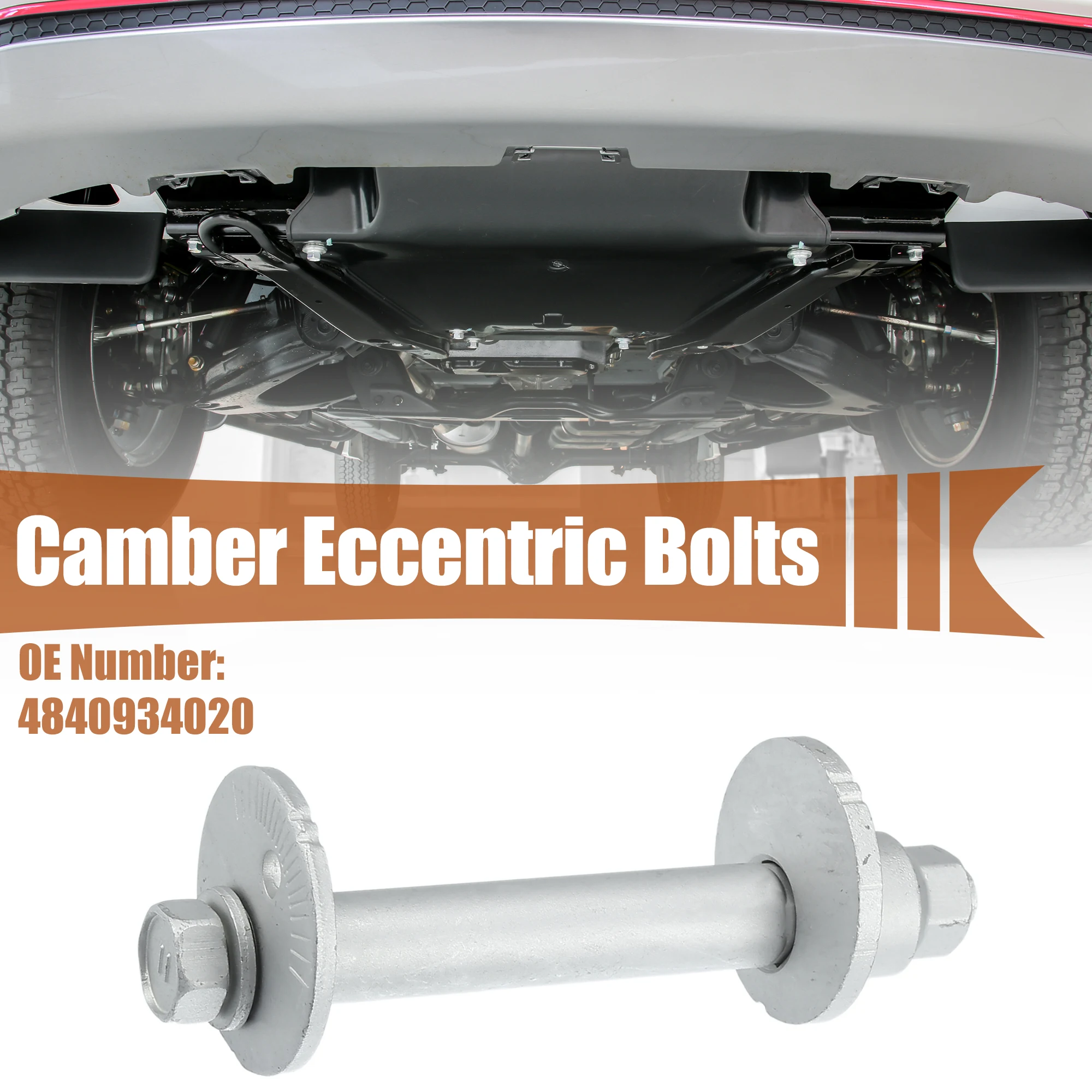 

UXCELL 2 Set Eccentric Alignment Camber Bolt for Toyota Sequoia 2001-2007 for Toyota Tundra 2000-2006 No.4840934020