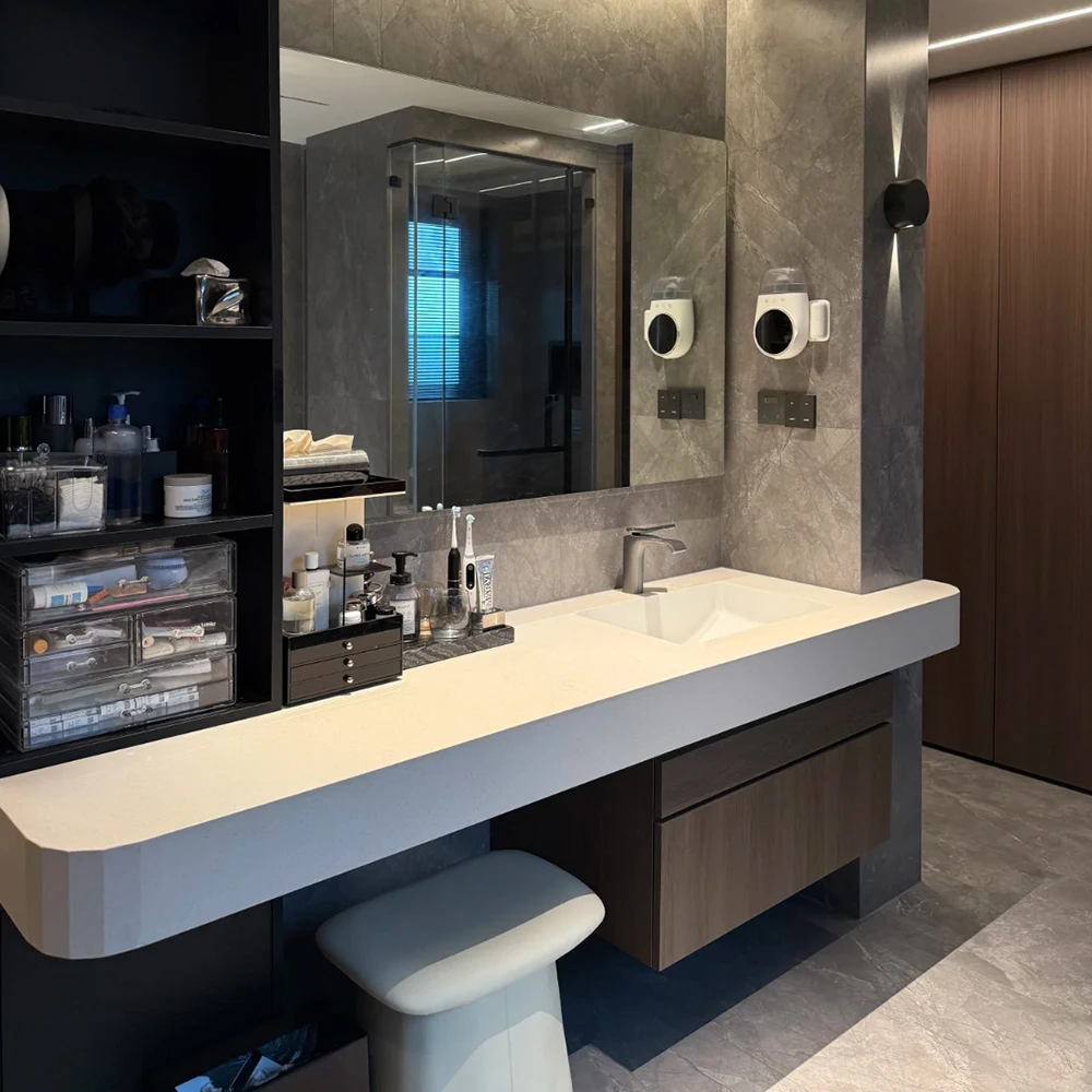 Armadietto da bagno, armadietto da appoggio per articoli da toeletta, armadietto per hotel, appartamento personalizzato