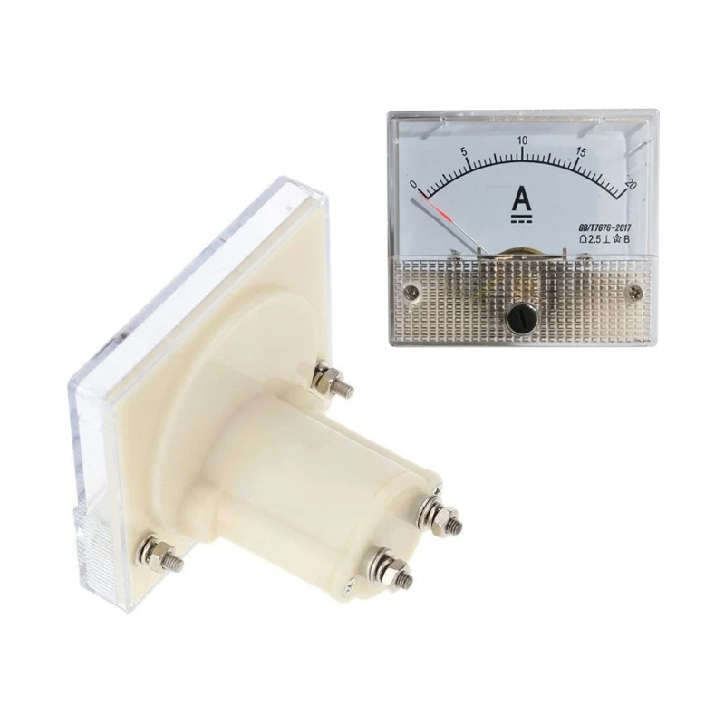 85C1 Ammeter Analog Current Meter Panel Mechanical Type Instrument Tool A0KF