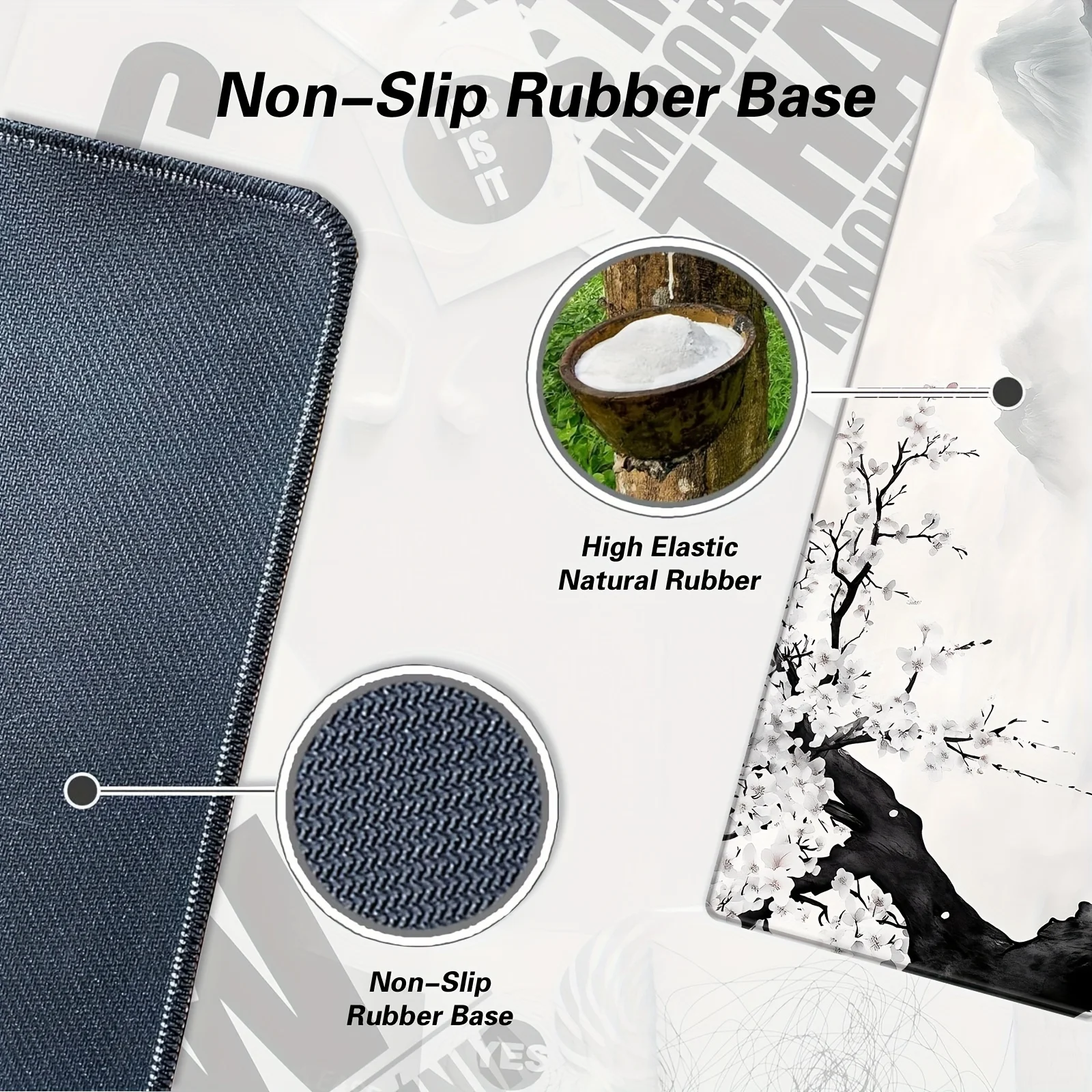 Mouse Pad Large Gaming Ink landscape Large Mouse Pad for Computer Rubber Base Home Office Mouse Mat desk mat gaming accessories