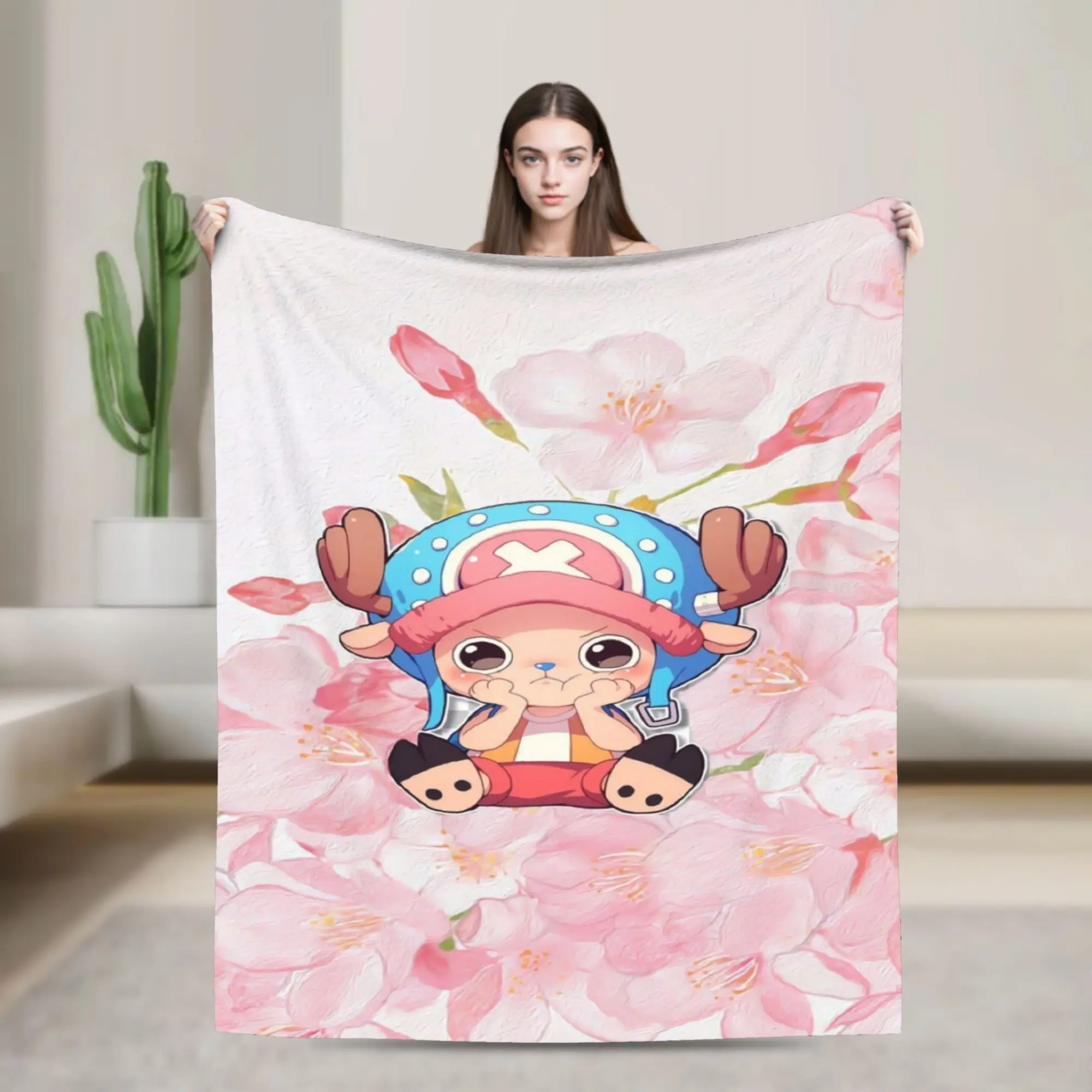 Custom Chopper Janpan Anime Blanket 3D Print Soft Flannel Fleece Warm Anime Throw Blankets for Home Bedding Sofa Bedspreads