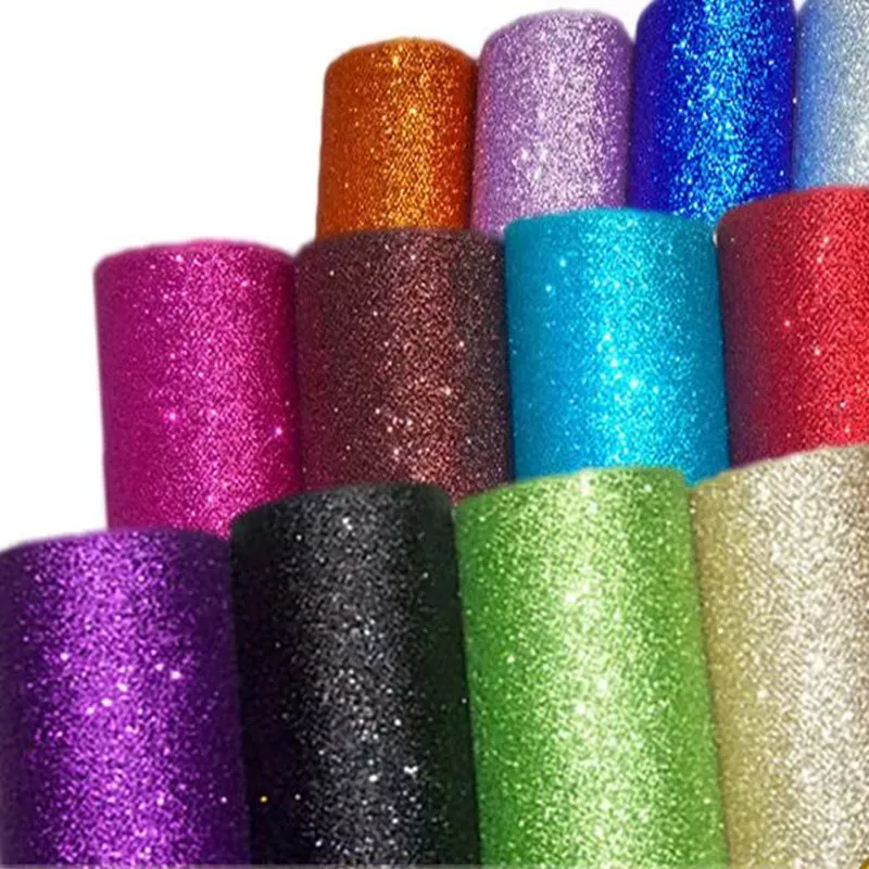 10M Roll With 138cm Width Colorful Glitter Wallcovering Home Decor,High Quality Solid Color Sparkly Glitter Fabric  Wallpaper