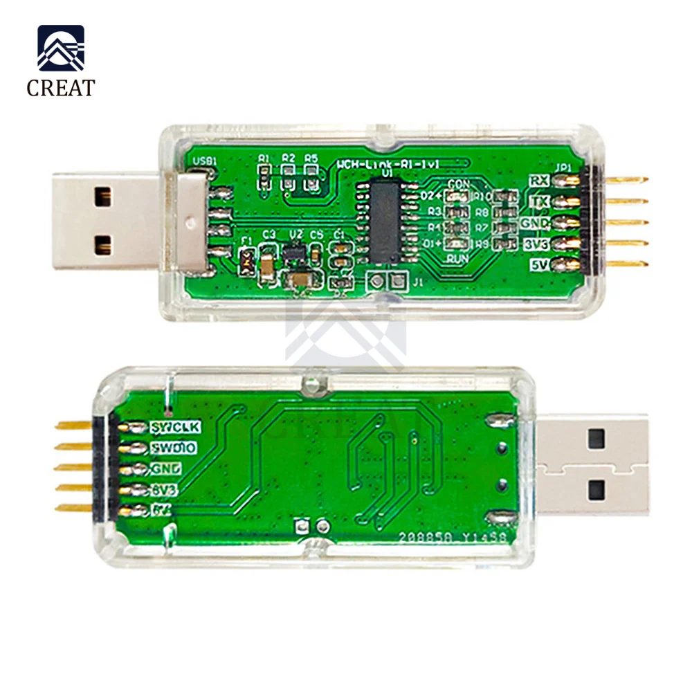 WCH-Link Download Debugger Risc-v Framework Mcu Online Debugging Swd Interface Chip Programming