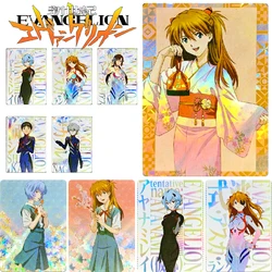 Neon Genesis Evangelion Ayanami Rei Asuka Langley Soryu Ikari Shinji DIY Homemade Toys Collection Card Christmas Birthday Gift