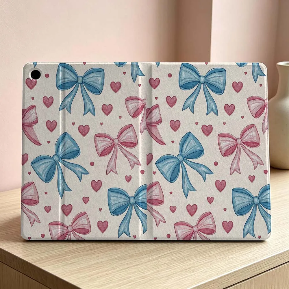 Pink bow pattern Soft For Samsung Galaxy Tab S11 S10 S9 S8 S7 S6 A11 A9 A8 A7 Ultra Lite FE Plus Inch Tablet Case