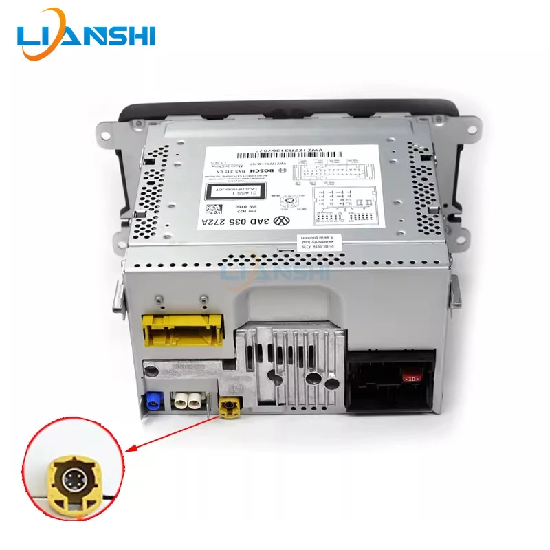 Compatible with USB cables for popular CD players, Magotan, Passat, new Bora, Golf 6, new Sagitar, Tiguan, and tailline plugs