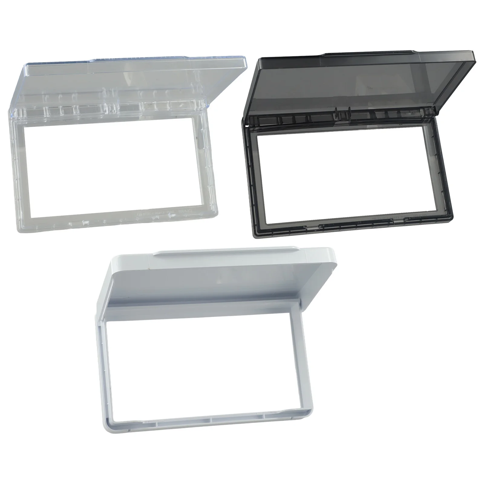 No Drilling Ultra-Thin Socket Cover 2cm Thick Switch Box For Type 86 Power Outlets Bathroom Wall Switch Protector Cover