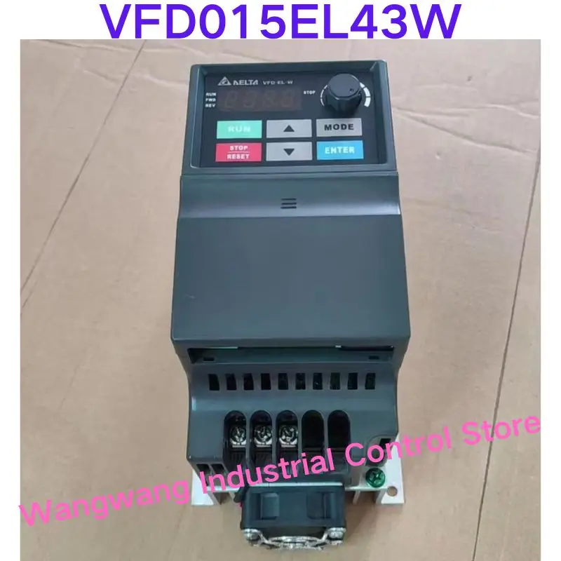 Second-hand test OK VFD015EL43W frequency converter, 1.5KW three-phase 380V