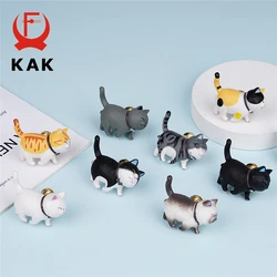 KAK Animal Shape Cabinet Knobs Handles for Kids Room Lovely Decorative Wall Hooks Hats Clothes Hanging Hooks Furniture Handle