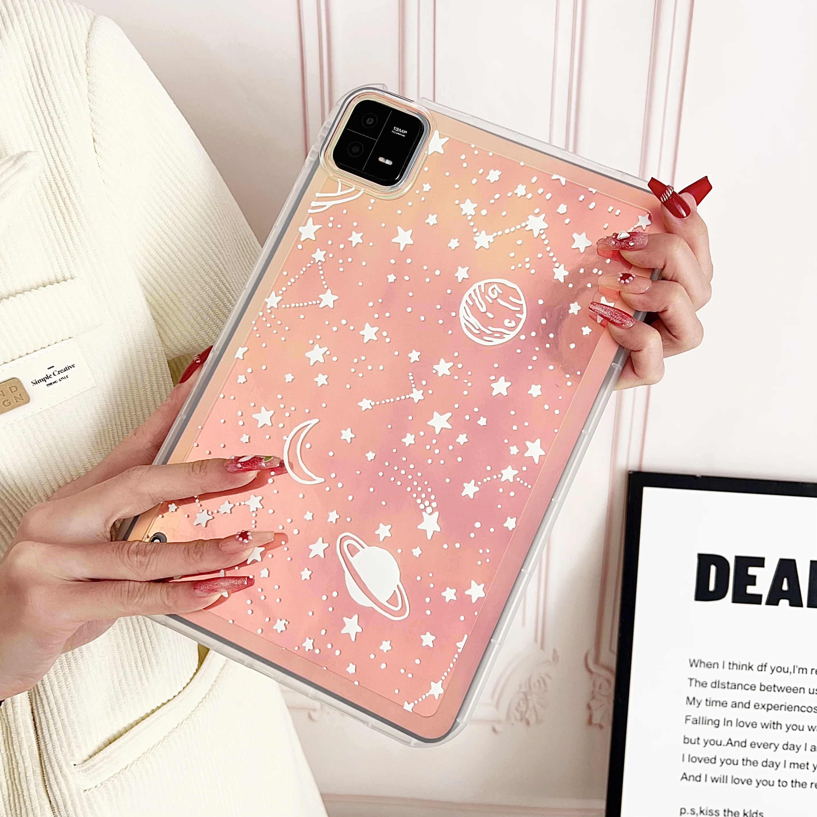 For REDMI PAD SE Tablet Case PC+TPU Shockproof Back Cover for XIAOMI PAD 6S PRO Pad 5 6 11" Protective Shell Funda