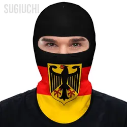 Germany Flag Outdoor Cool Sunscreen Motorcycle Face Mask Moto Biker Wind Cap Mask Stopper Windproof Bicycle Cycling Headgear