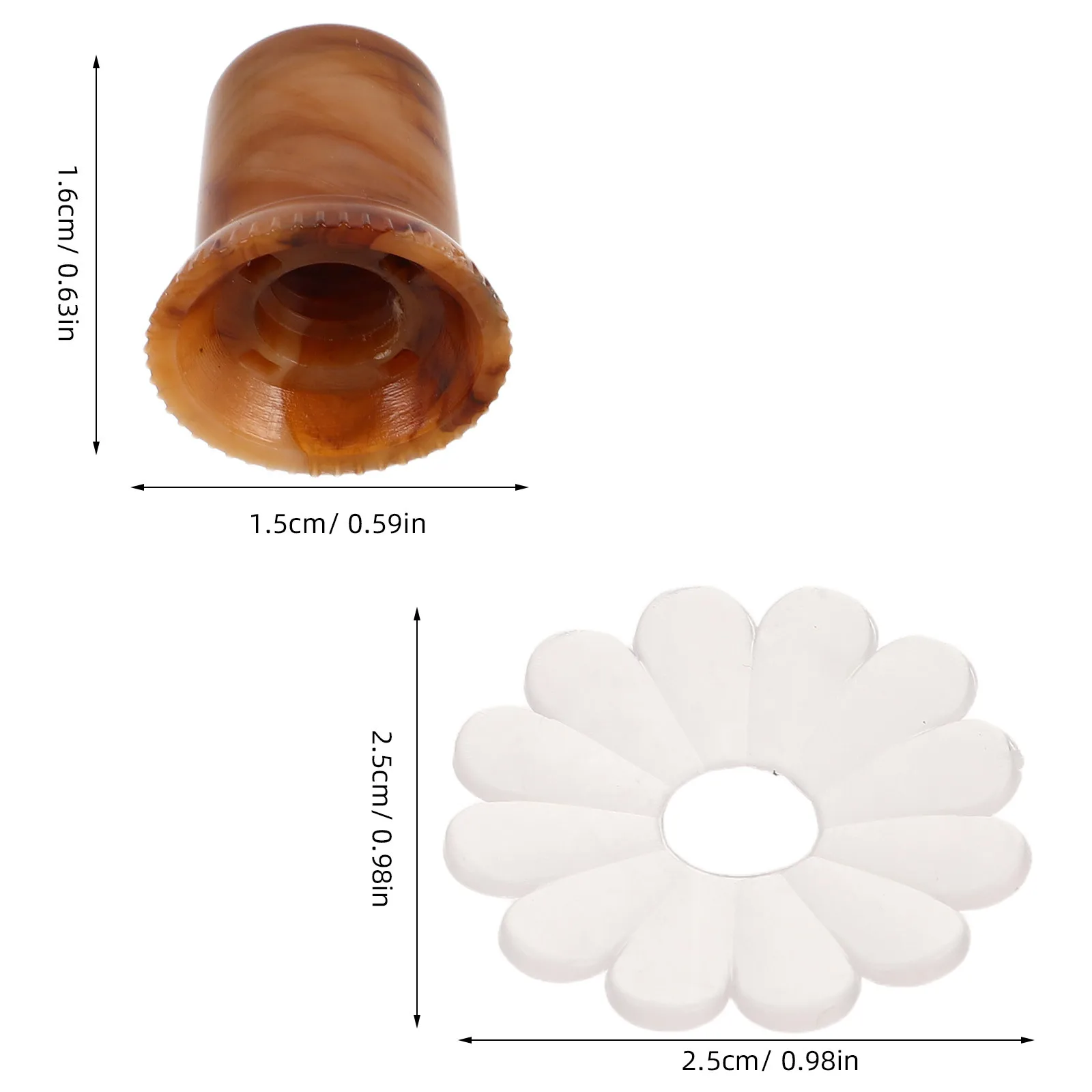 1 Set Umbrella Accessory Kit Plastic Top Caps Replacement Repair Parts For Damaged Umbrellas Universal Fit Lightweight Durable